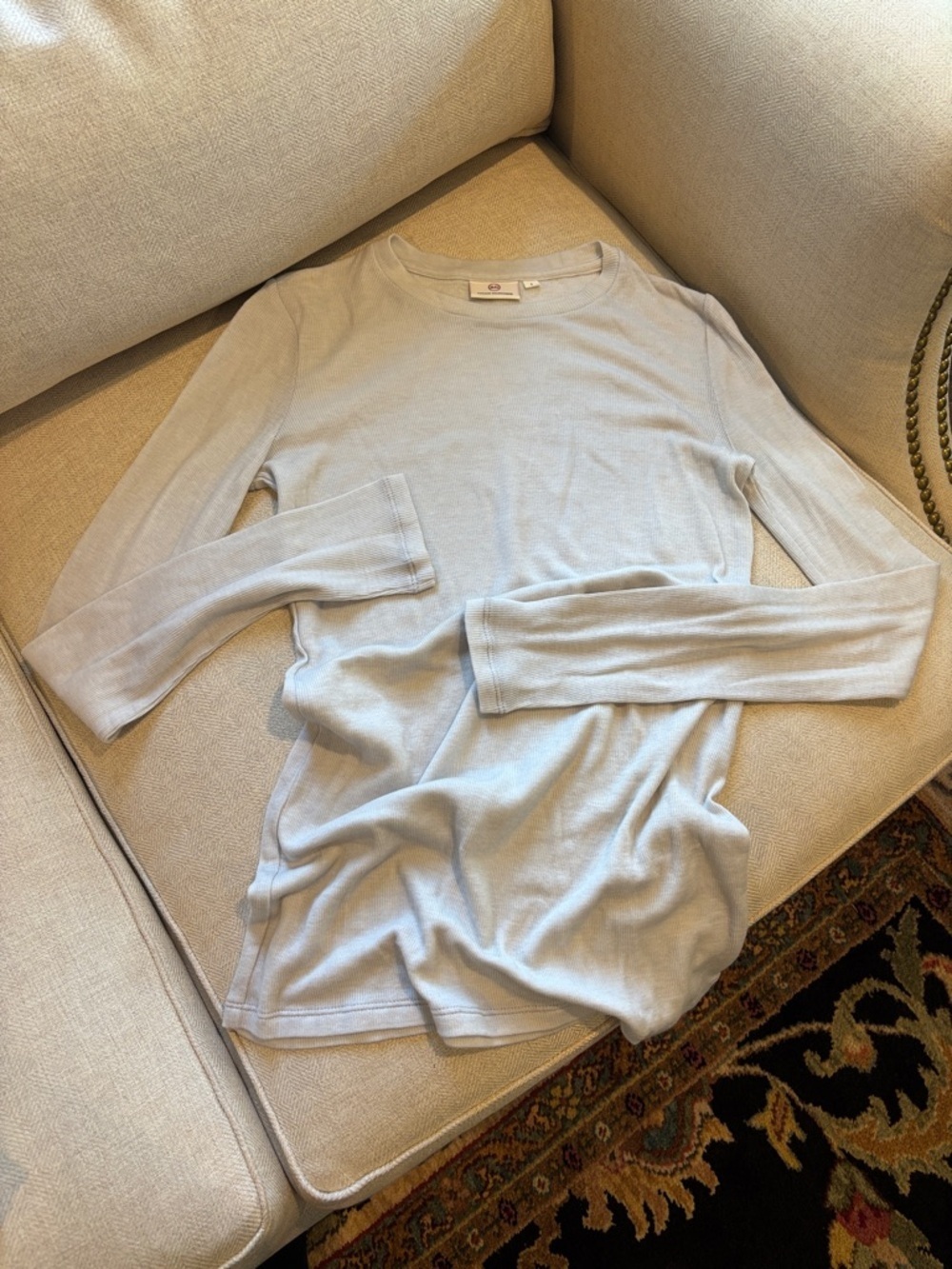 Ag Adriano Goldschmied women’s Light Blue Crewneck Sweater